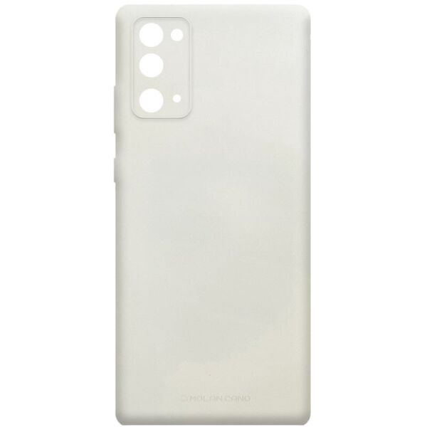 

Противоударный Защитный Термополиуретановый Чехол - Накладка Molan Cano Smooth для Samsung Galaxy Note 20 Классический / Матовый / Серый