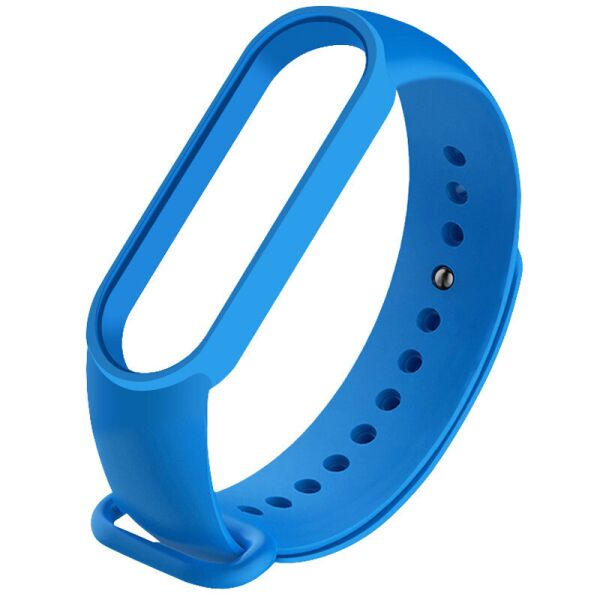 

Силиконовый Ремешок Epik для Xiaomi Mi Band 3/4 Спортивный/Матовый/Синий/Blue