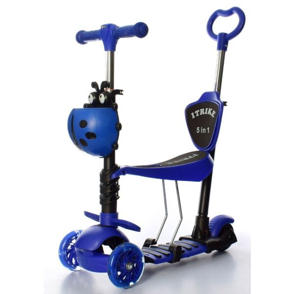 

Самокат 5 в 1 с фарой iTrike Maxi JR 3-026-L-DBL Dark Blue (JR 3-026-L-DBL)