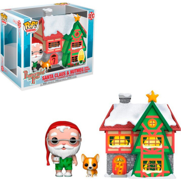 

Набор фигурок Funko Pop Фанко Поп Дом Санты Санта и Орешек Santa"s House Santa and Nutmeg 15 см SH S 01