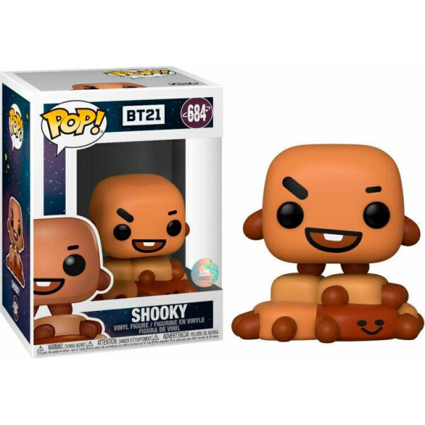 

Фигурка Funko Pop Фанко Поп БТС Б21 Шуки BTS BT21 Shooky 10 см BT S 684