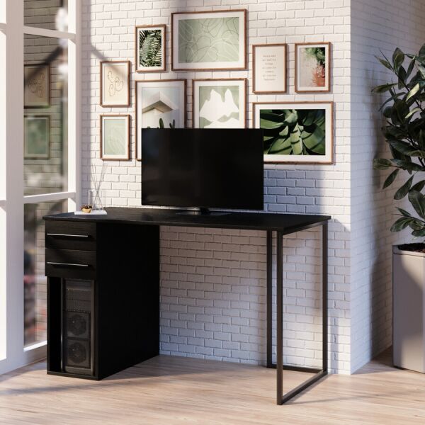 

Компьютерный стол Fenster Альянс 1 Чёрный 74x120x62