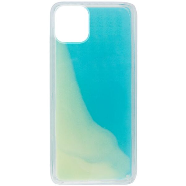 

Противоударный Защитный Неоновый Чехол - Накладка Epik Neon Sand glow in the dark для Apple iPhone 12 Pro / 12 (6.1'') с Усиленной Защитой Торцов / Термополиуретановый / + Функция Анти-Стресс / Голубой