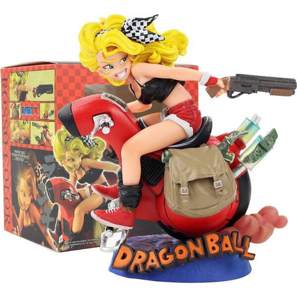 

Коллекционная фигурка Lunch на оригинальном мотоцикле DBZ Жемчуг дракона Z Banpresto Dragon Ball Z Launch