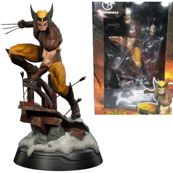 

Коллекционная фигурка Марвел Росомаха Marvel Wolverine Brown Edition 28 см MW10.49