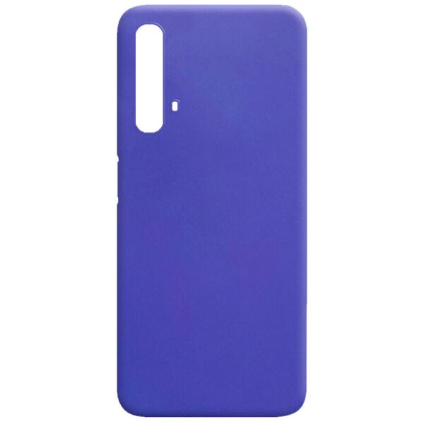 

Противоударный Защитный Силиконовый Чехол - Накладка Epik Candy для Realme X3 SuperZoom / X3 / X50 Матовый / с Высокими Бортиками / Классический / Сиреневый