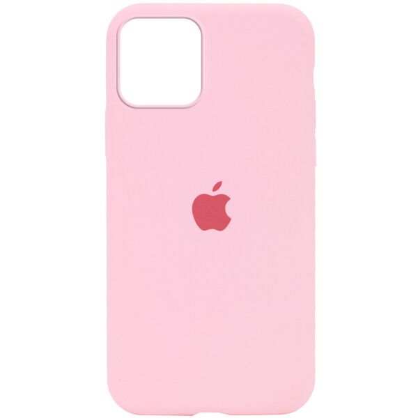 

Противоударный Защитный Силиконовый Чехол - Накладка Epik Silicone Case Full Protective (AA) для Apple iPhone 12 Pro / 12 (6.1") с Микрофиброй / Матовый / Розовый / Light pink
