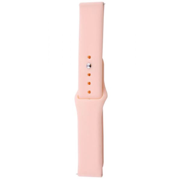 

Силиконовый Ремешок Epik Sport для Xiaomi Amazfit/Samsung 20 mm Спортивный / Матовый / Розовый / Peach