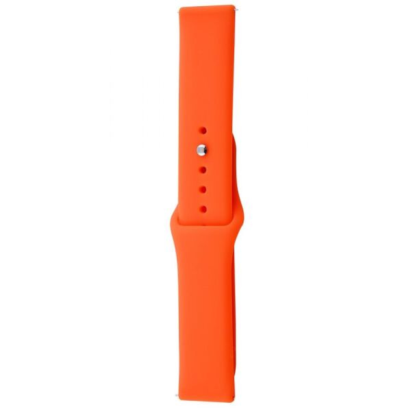 

Силиконовый Ремешок Epik Sport для Xiaomi Amazfit/Samsung 20 mm Спортивный / Матовый / Оранжевый / Orange
