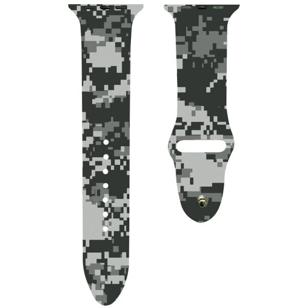 

Силиконовый ремешок Epik с Рисунком для Apple watch 38mm/40mm Матовый/Зеленый/Пиксель