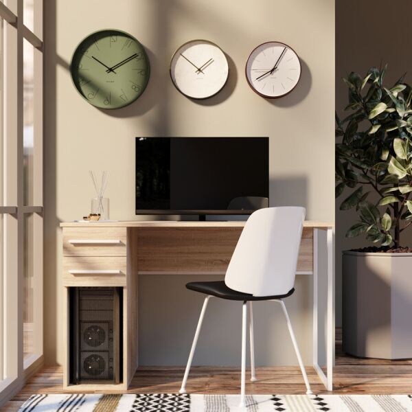 

Компьютерный стол Fenster Альянс 2 Белый ДСП Дуб сонома 74x120x62