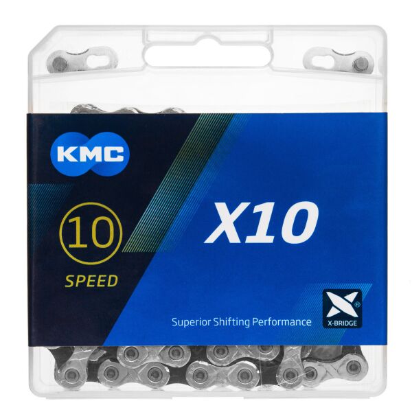 

Цепь велосипедная KMC X10 с замком