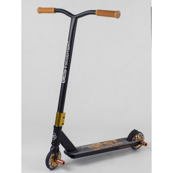 

Самокат трюковый Best Scooter HIC-система, с пеги 91135 Black / Orange (91135)