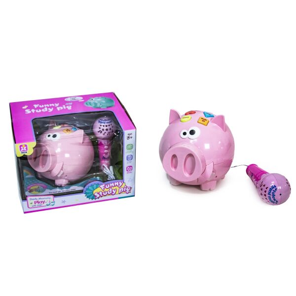 

Интерактивная свинка с микрофоном Pink (3292A)