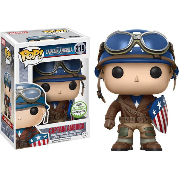 

Фигурка EXCLUSIVE Стив Роджерс Капитан Америка Марвел Marvel Funko Pop арт 10.100