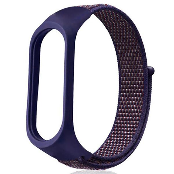 

Нейлоновый Ремешок Epik Nylon для Xiaomi Mi Band 3/4/5 Матовый/Минималистичный/Фиолетовый
