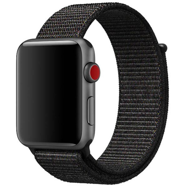 

Нейлоновый Ремешок Epik Nylon для Apple watch 38mm/40mm Матовый/Минималистичный/Черный/Black