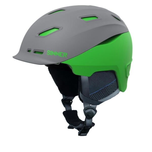 

Шолом гірськолижний Sinner Moonstone S 55-56 Dark Grey-Neon Green