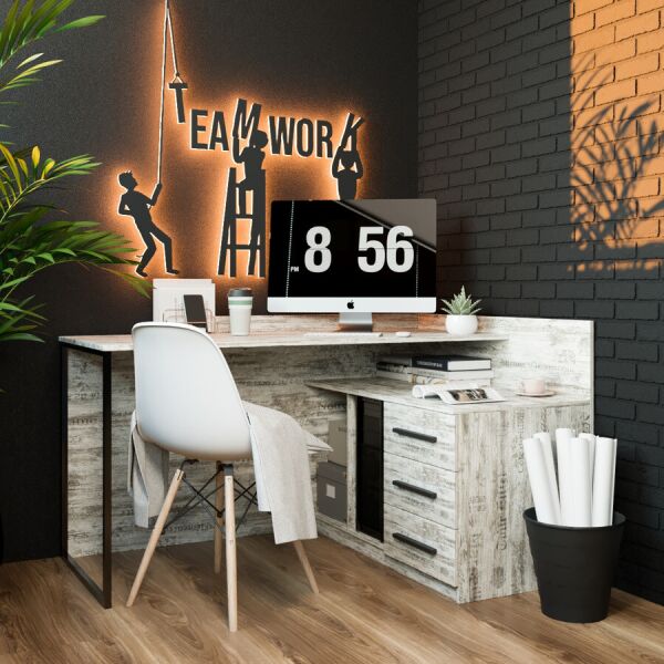 

Офисный стол Fenster Флеш Кантри 80x140x100
