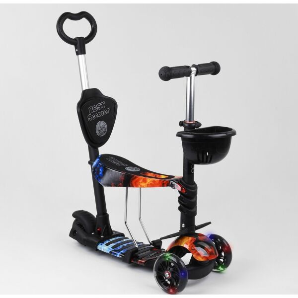 

Самокат 5 в 1 Best Scooter 21700 Fire Black (21700)