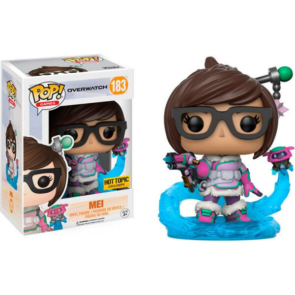 

Фигурка Funko Pop Фанко Поп Овервотч Мэй Overwatch Mei Mid Blizzard Exclusive 10 см Game O MM 183