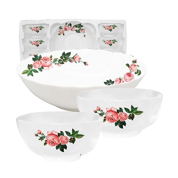 

Набор круглых салатников ST Розовый бутон 7 шт (30056-15019)