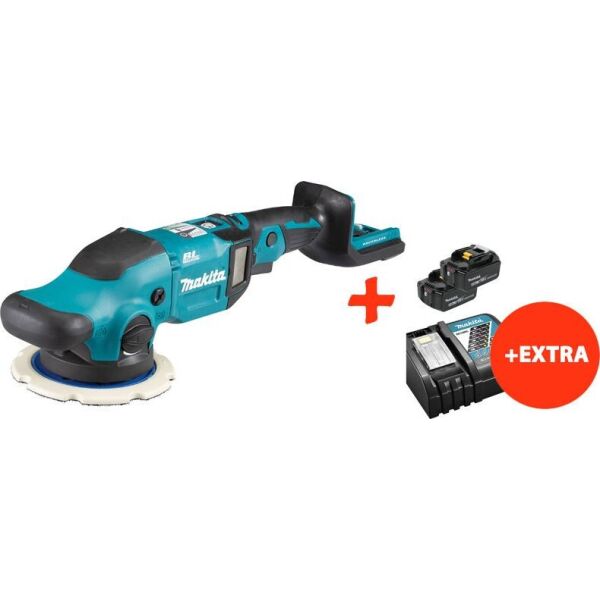 

Аккумуляторная полировальная эксцентриковая шлифмашина Makita DPO600Z+2 акк.18V 5 Ah+быстрозарядное ЗУ