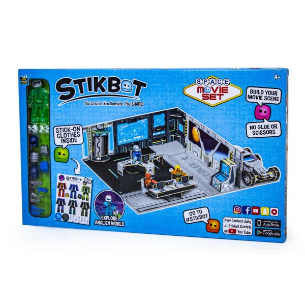 

Игровой набор Анимационная Стикбот студия / Stikbot studio "Космический корабль" (411357105)