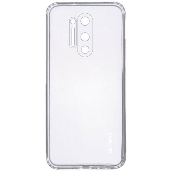 

TPU чехол GETMAN Clear 1,0 mm для OnePlus 8 Pro Прозрачный