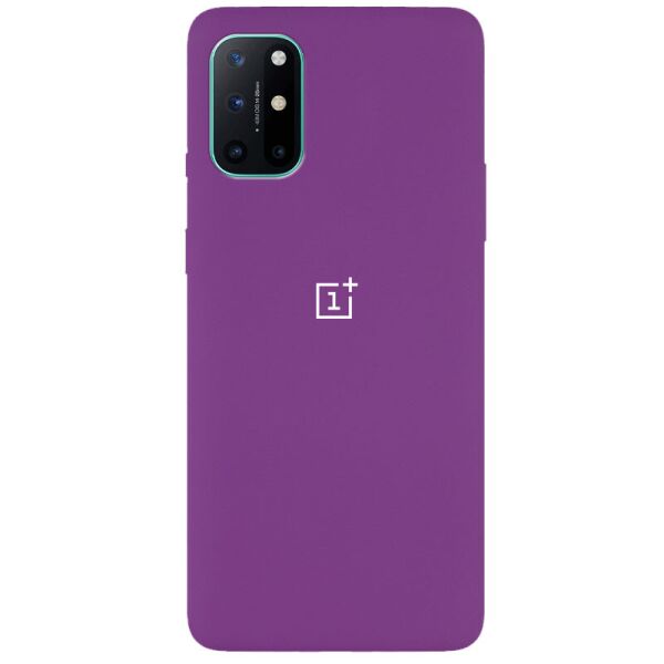 

Чехол Silicone Cover Full Protective (AA) для OnePlus 8T Фиолетовый / Grape