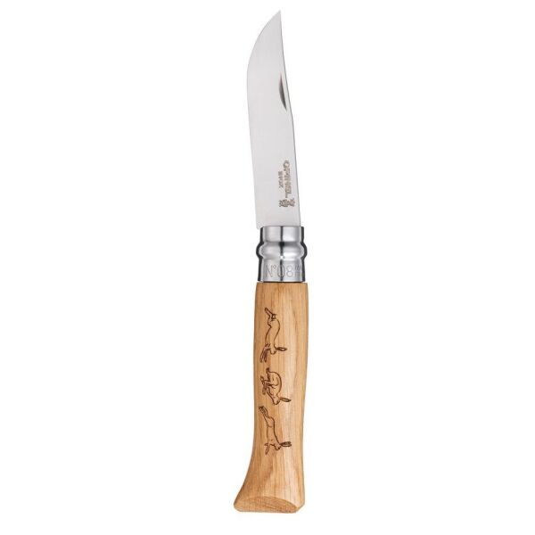 

Нож складной Opinel Tradtion N°08 Inox Animalia Hare
