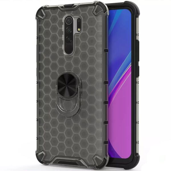

Ударопрочный чехол Honey Ring для Xiaomi Redmi 9 Черный