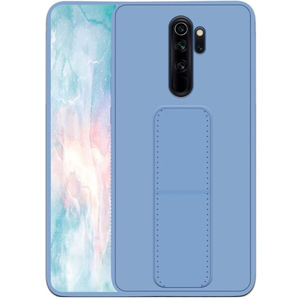 

Силиконовый чехол Hand holder для Xiaomi Redmi 9 Light blue