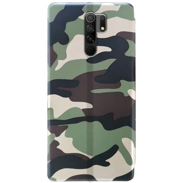 

Кожаный чехол (книжка) Classy для Xiaomi Redmi 9 Camouflage