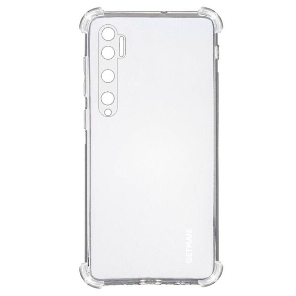 

TPU чехол GETMAN Ease logo усиленные углы для Xiaomi Mi Note 10 / Note 10 Pro / Mi CC9 Pro Прозрачный / Transparent