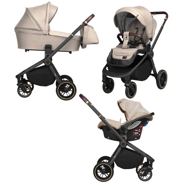 

Коляска универсальная Carrello Epica CRL-8511/1 (3in1) Almond Beige +дождевик