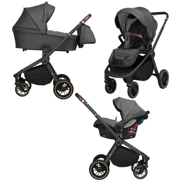 

Коляска универсальная Carrello Epica CRL-8511/1 (3in1) Iron Grey +дождевик