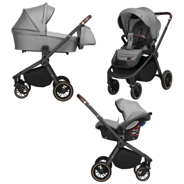 

Коляска универсальная Carrello Epica CRL-8511/1 (3in1) Silver Grey +дождевик