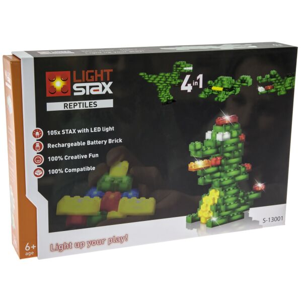 

Конструктор LIGHT STAX с LED подсветкой Reptiles LS-S13001 (LS-S13001)