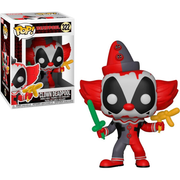 

Фигурка Funko Pop Фанко Поп Clown Deadpool Клоун Дедпул 10 см DP322