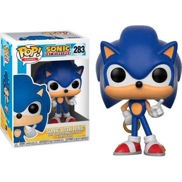 

Фигурка Funko Pop Ёж Соник с кольцом Games Sonic The Hedgehog 10см 283