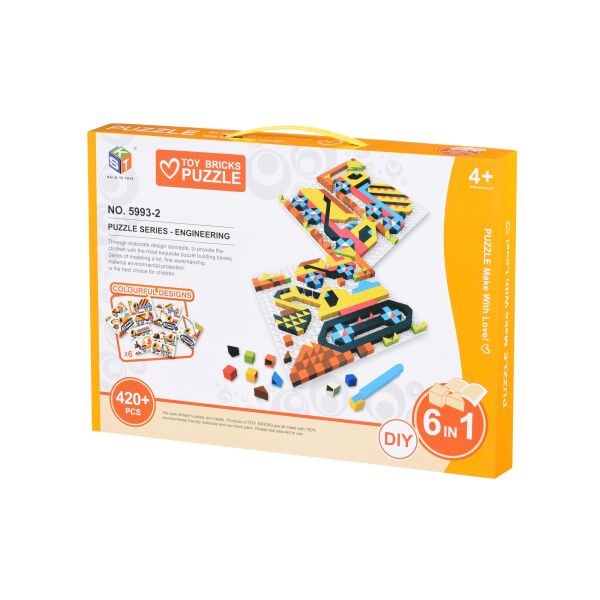 

Пазл Same Toy Мозаика Colour ful designs 420 эл. 5993-2Ut (5993-2Ut)