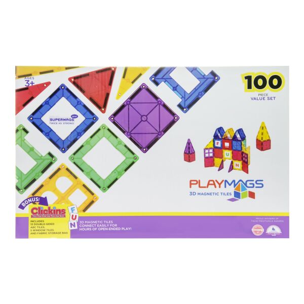 

Конструктор Playmags магнитный набор 100 эл. PM151 (PM151)