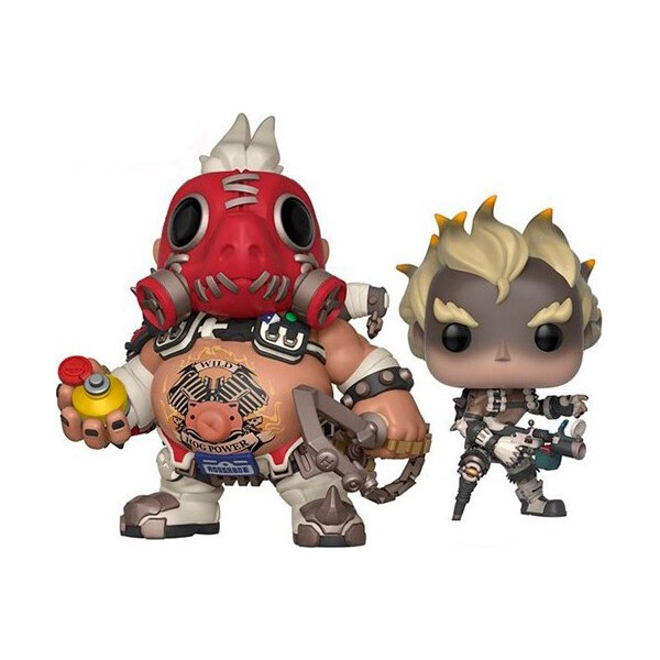 

Фигурка Funko Pop Фанко Поп Overwatch Roadhog and Junkrat Овервотч Турбосвин и Крысавчик BL OV RJ 2