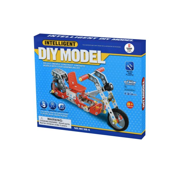 

Конструктор металлический Same Toy Inteligent DIY Model Мопед 195 эл. WC38AUt (WC38AUt)