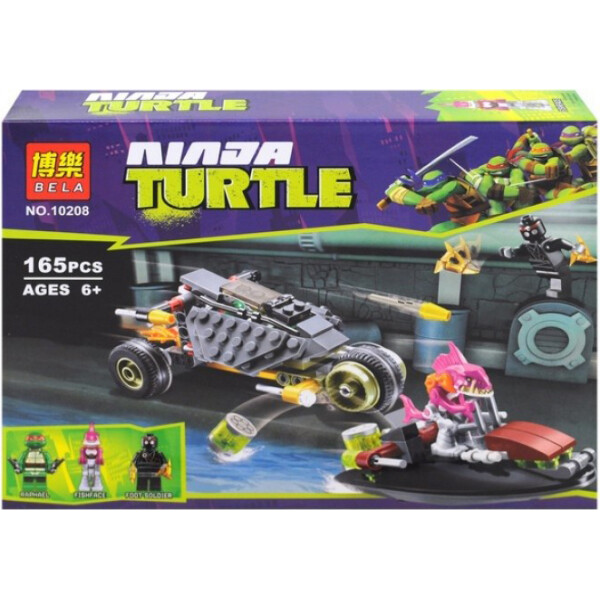 

Конструктор Bela Ninja Turtles, Хитрый план преследования, 10208