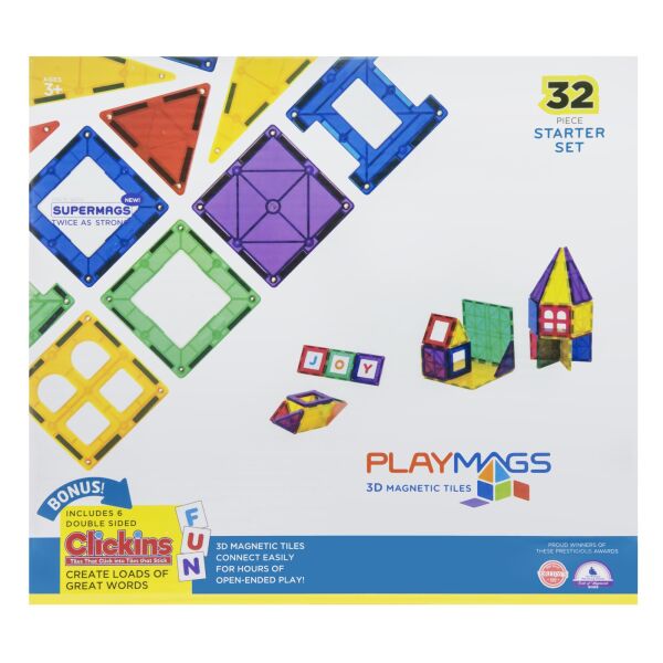 

Конструктор Playmags магнитный набор 32 эл. PM165 (PM165)