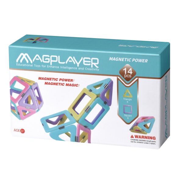 

Конструктор Magplayer магнитный набор 14 эл. MPH2-14 (MPH2-14)