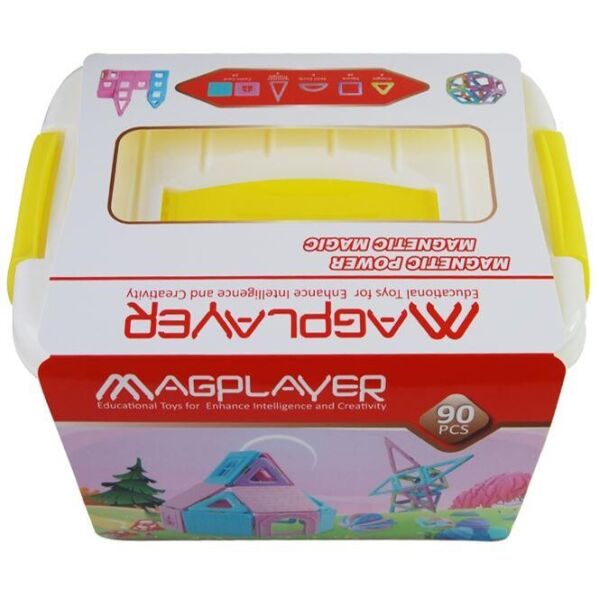 

Конструктор Magplayer магнитный набор бокс 90 эл. MPT2-90 (MPT2-90)