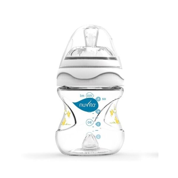 

Бутылочка для кормления Nuvita Mimic 150 мл 0м+ Антиколиковая, белая NV6010White (NV6010White)